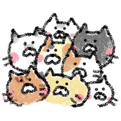 [LINEスタンプ] ゆるい感じのねこ達 