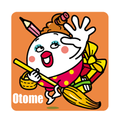 [LINEスタンプ] キュートなおとめさん 3 
