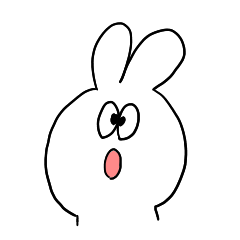 [LINEスタンプ] うさぎさんとその他動物たちの画像（メイン）