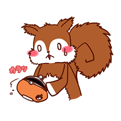 [LINEスタンプ] リスとの日常♪ 