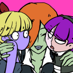 [LINEスタンプ] ゾンビな三姉妹 