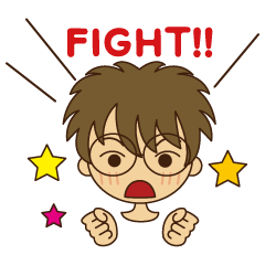 [LINEスタンプ] めがね少年の喜怒哀楽 