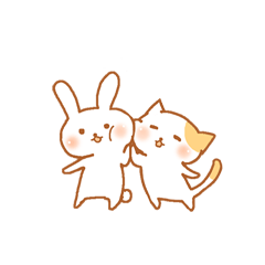 [LINEスタンプ] うさねこスタンプ 