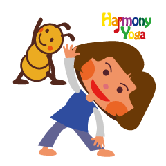 [LINEスタンプ] ハーモニーヨガ ワールド.1 