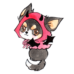 [LINEスタンプ] 小悪魔チワワ 