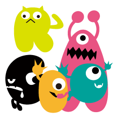 [LINEスタンプ] トークモンスター 
