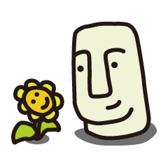 [LINEスタンプ] 泣き虫モアイ ウィル