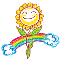 [LINEスタンプ] Happy Flower 