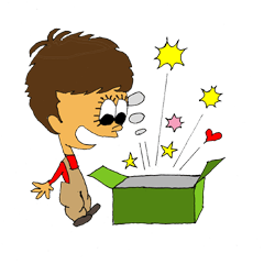 [LINEスタンプ] びっくり箱 