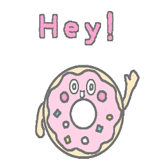 [LINEスタンプ] 恋するドーナッツ 
