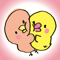 [LINEスタンプ] 可愛くて変なひよこスタンプ 
