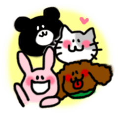 [LINEスタンプ] うさこと、なかまたち 