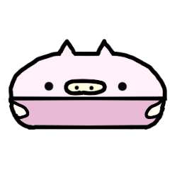 [LINEスタンプ] ナベブタくん 