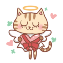 [LINEスタンプ] ねこ天使Sticker 