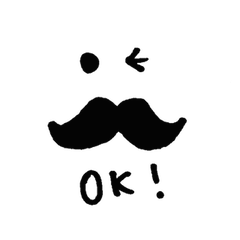 [LINEスタンプ] ゆるひげくん 