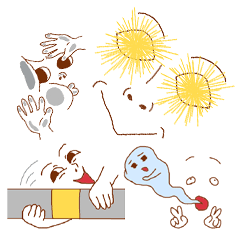 [LINEスタンプ] 表情のみ！フェイスン 