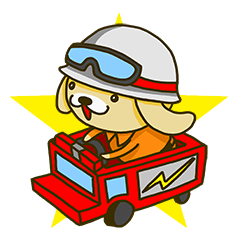 [LINEスタンプ] 消防犬「レスキュードッグ」 