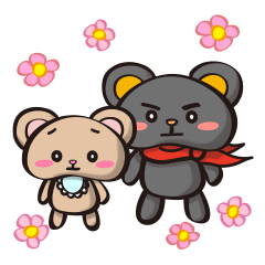 [LINEスタンプ] くまっ隊 