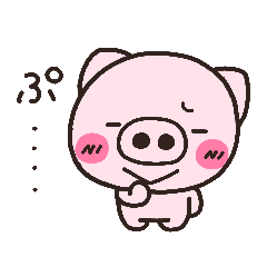 [LINEスタンプ] ぶたのきほんセット 