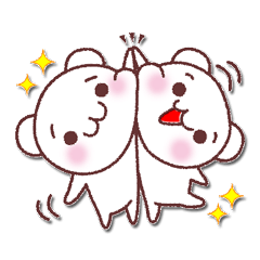 [LINEスタンプ] シロくまだもん 