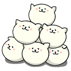 [LINEスタンプ] ねこだくさん 