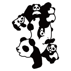 [LINEスタンプ] ベイビーパンダ