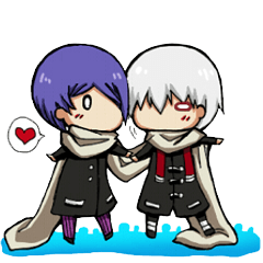 [LINEスタンプ] Scarf Lovers and tentacles 