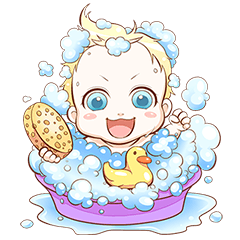 [LINEスタンプ] Dear Baby～Cutie blonde baby～ 
