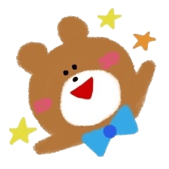 [LINEスタンプ] くれよんくまちゃん 