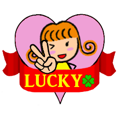 [LINEスタンプ] カールヘアーの女の子 PART2 