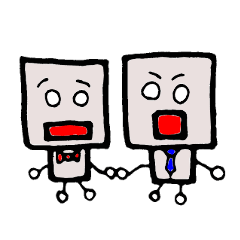 [LINEスタンプ] ロボットみたいなやつ 第1弾