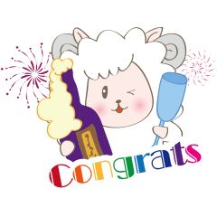 [LINEスタンプ] Congrats 