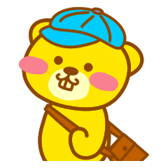 [LINEスタンプ] 福くまの日常 ～出っ歯なクマちゃん♪～ fetchpriority=high