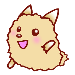 [LINEスタンプ] ポメラニアン 犬スタンプ fetchpriority=high