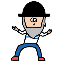 [LINEスタンプ] おしゃれヒゲおじさん 