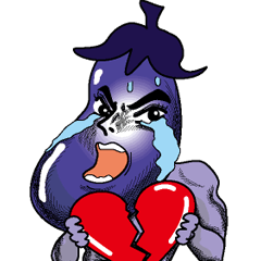 [LINEスタンプ] 硬派ナス次郎 