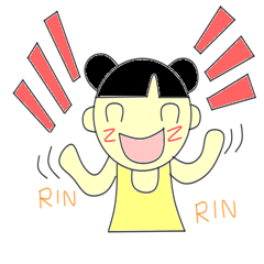 [LINEスタンプ] かわいい りんちゃん