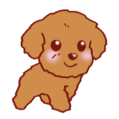 [LINEスタンプ] トイプードル 犬スタンプ fetchpriority=high