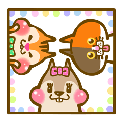 [LINEスタンプ] きゃんでぃからー♡りっすぅ 