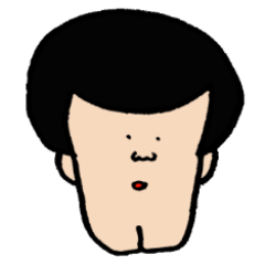 [LINEスタンプ] have many faces