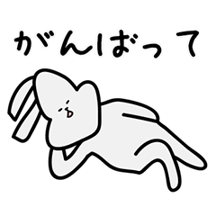 [LINEスタンプ] うさぎ選手 