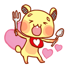 [LINEスタンプ] くまぽっぷ 