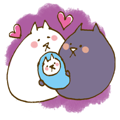 [LINEスタンプ] デブ猫クロの日常