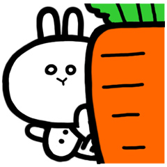 [LINEスタンプ] ラビピーとラビポー 
