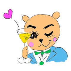 [LINEスタンプ] クマ歌劇団