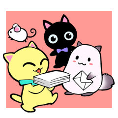 [LINEスタンプ] 猫のレイちゃん 勉強と仕事で便利セット