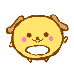 [LINEスタンプ] まんまる犬 