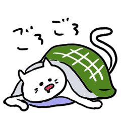 [LINEスタンプ] だらだらニャトさん 