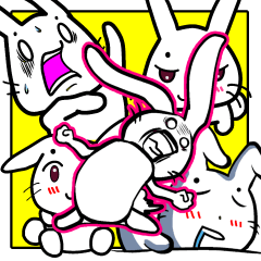 [LINEスタンプ] 貴族うさぎ 