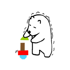 [LINEスタンプ] シロクマ日和 